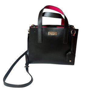 Kate Spade Putnam Drive Anissa Black and Pink Bag with Gold Finishings